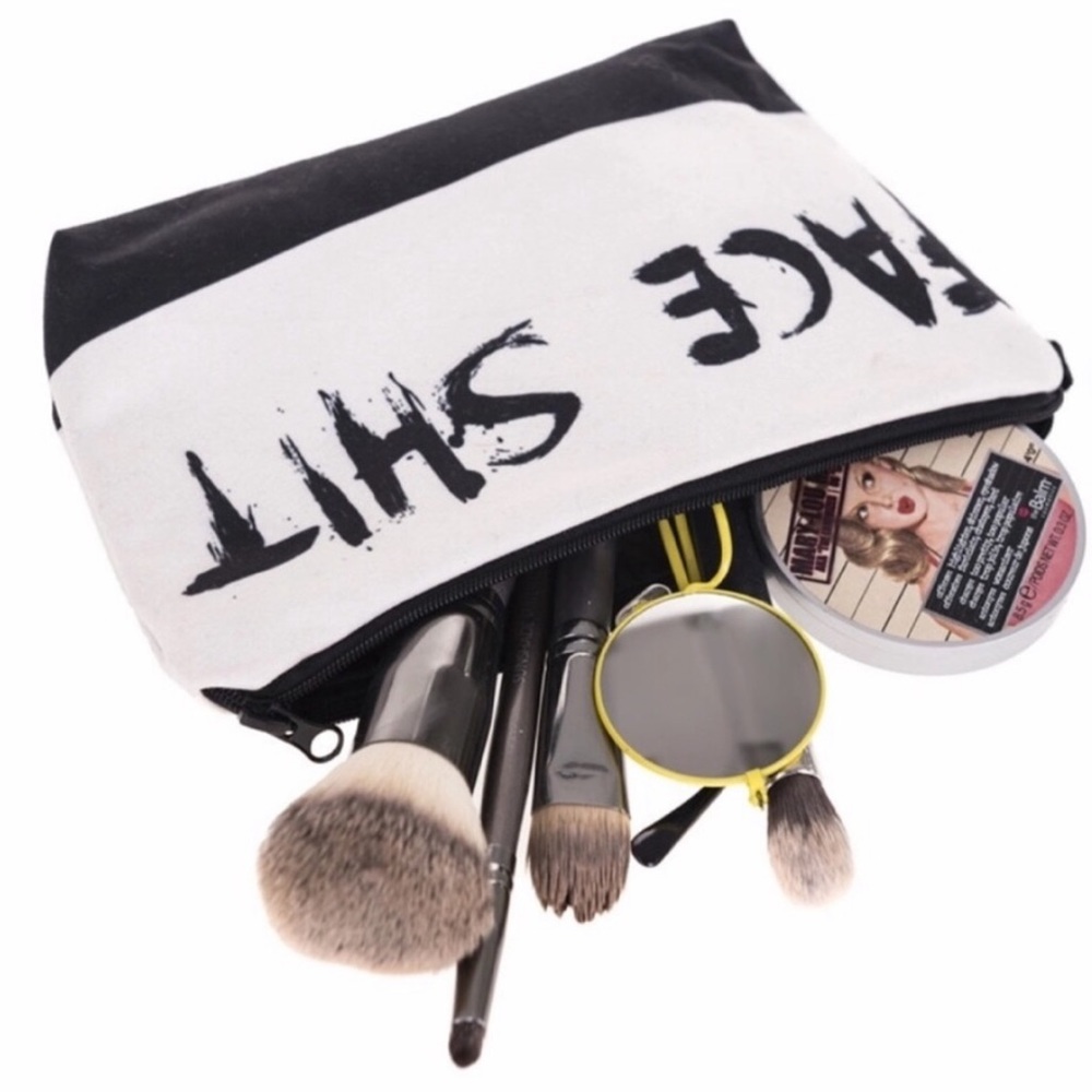 Face Shit Cosmetic Bag. - Picture 2 of 8